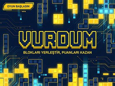 Tetris blok oyunu ekran görüntüsü