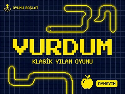 Yılan klasik oyunu ekran görüntüsü